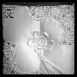 Satin Ring Bearer Wedding Pillow